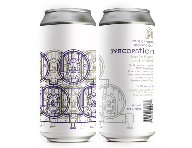 SYNCOPATION // foeder aged czech pilsner(4-pack) - 473ml cans