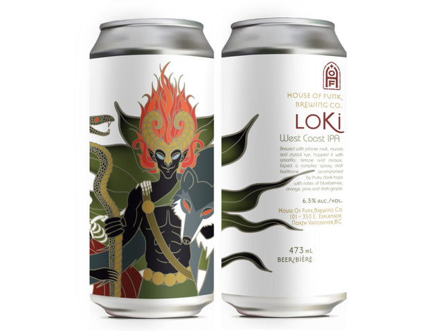 LOKI // west coast ipa (4-pack) - 473ml cans