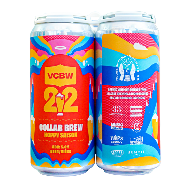 VCBW 2022 COLLAB BREW // hoppy saison (4-pack) - 473ml cans